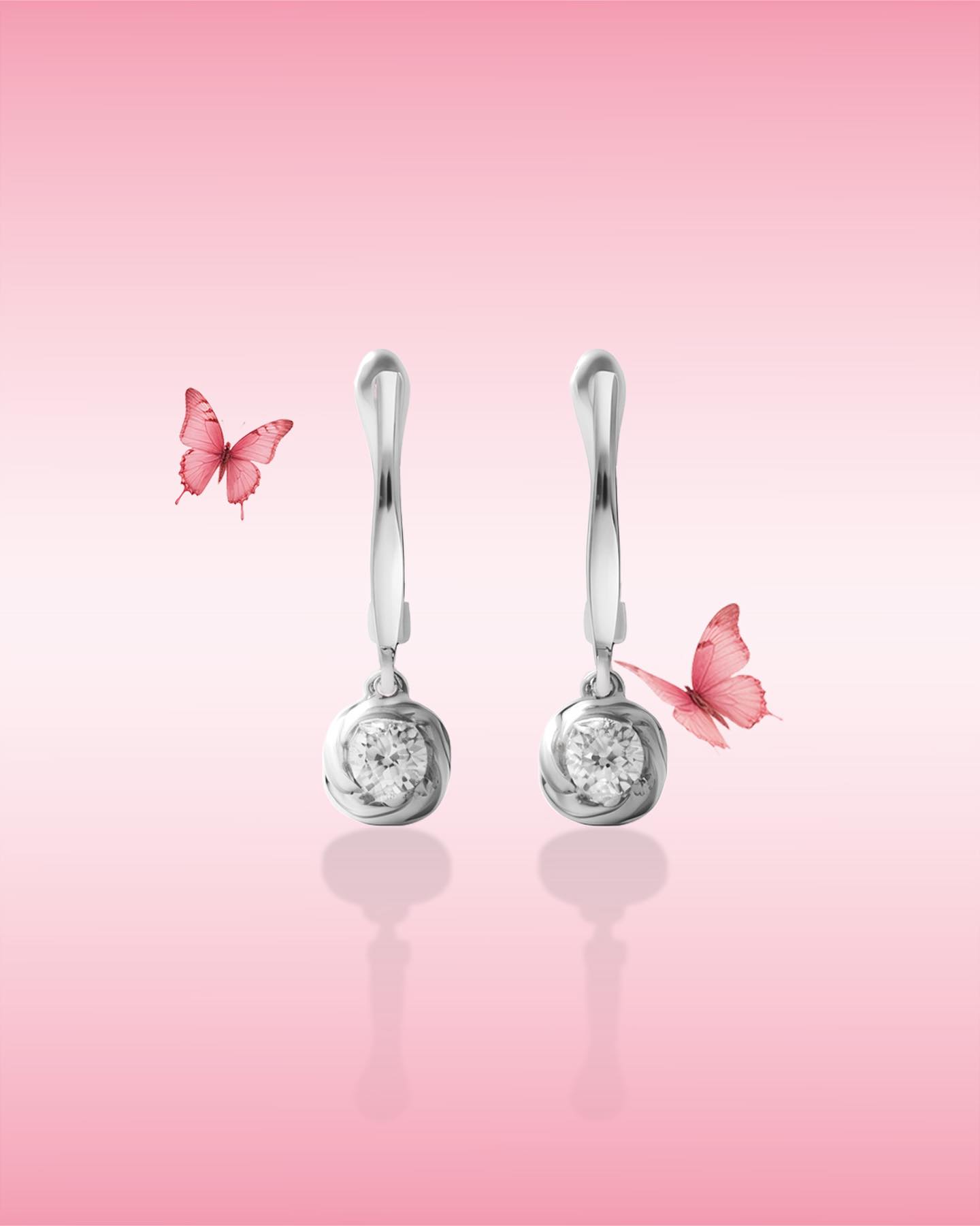 anting white gold anting white gold