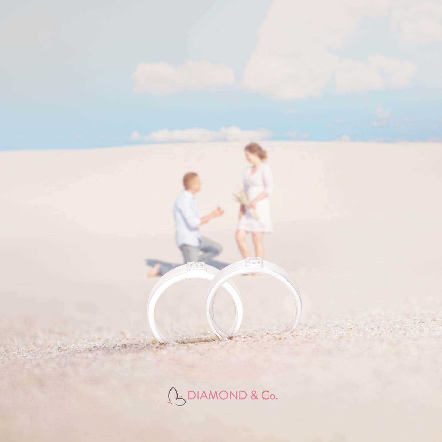 Diamond&Co cincin kawin Diamond&Co cincin kawin