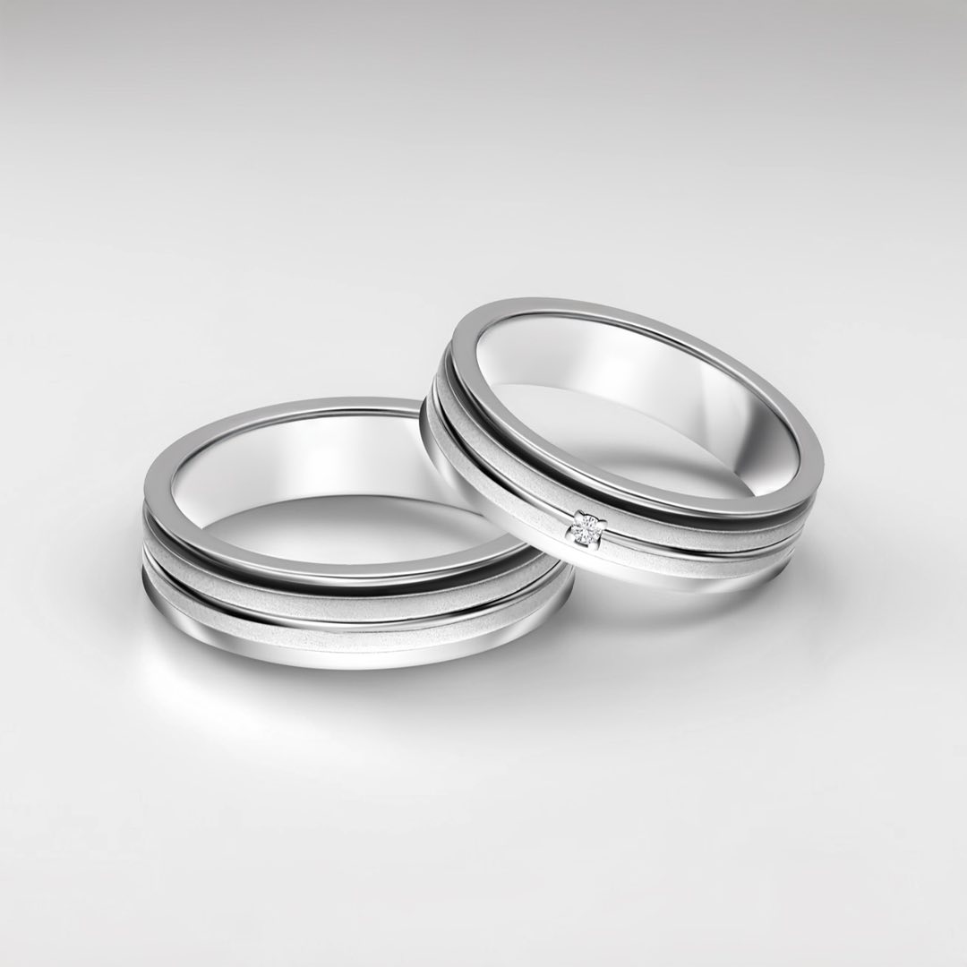 Cincin berlian pernikahan Cincin berlian pernikahan