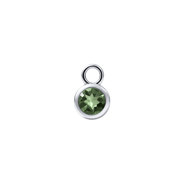 Diamond Charm Earrings Birth Stone S157-DPS0465-MAY