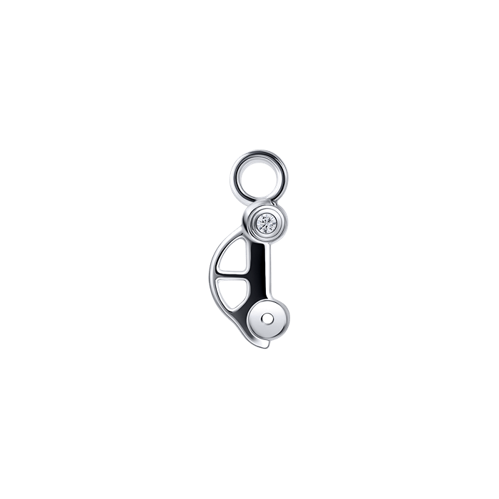 Diamond Charm Earrings Car S151-DPS0502