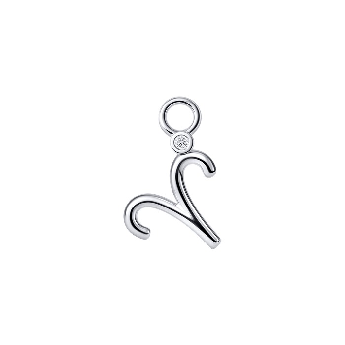 Diamond Charm Earrings Zodiac Ver.2 S151-DPS0496-ARIES