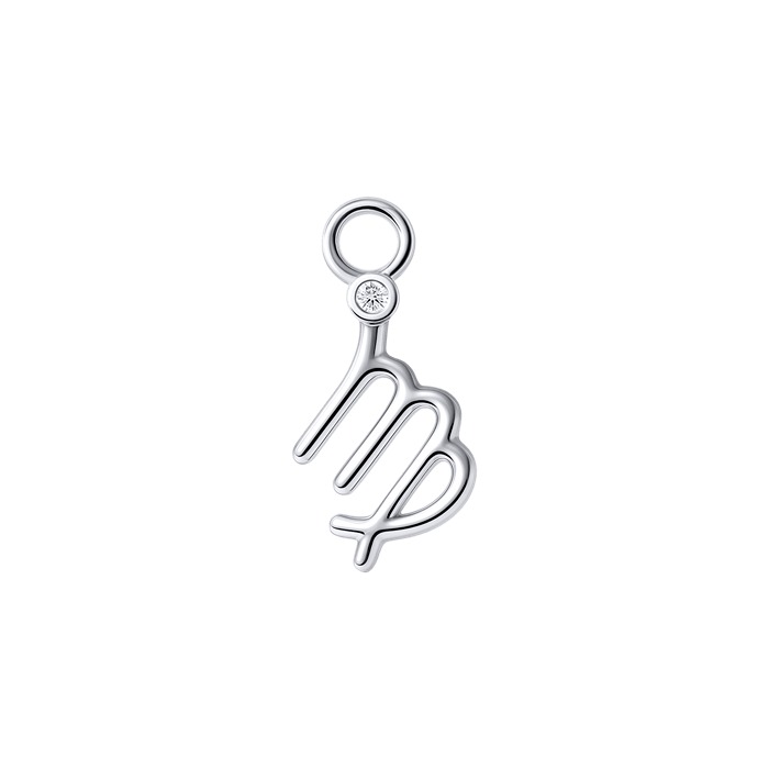 Diamond Charm Earrings Zodiac Ver.2 S151-DPS0496-VIRGO