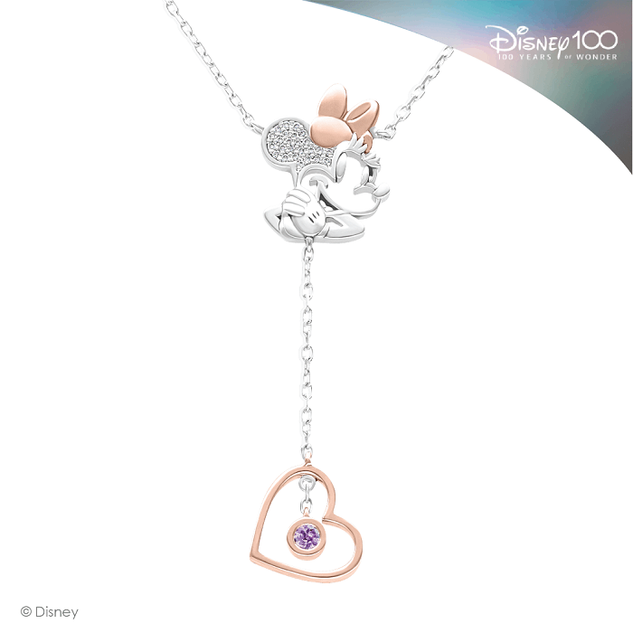 Diamond Disney Ladies Necklace DIS-DPF0359