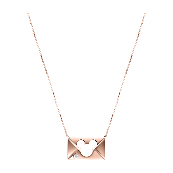 Diamond Disney Ladies Necklace DIS-DPS0384