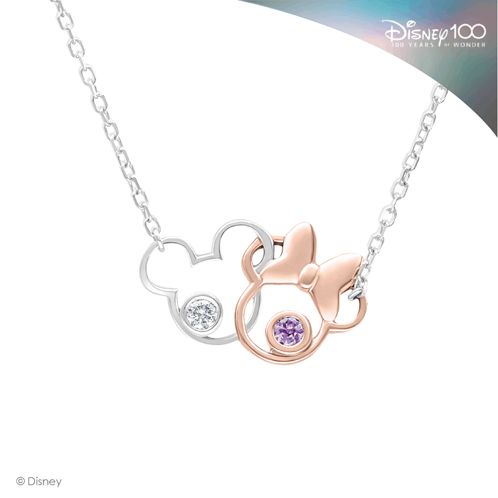 Diamond Disney Ladies Necklace DIS-DPSS0353