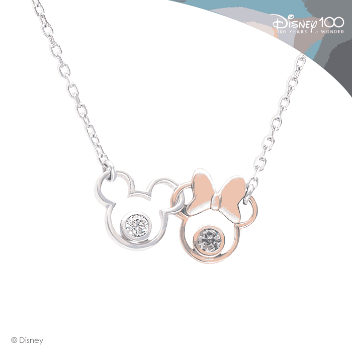 Diamond Disney Ladies Necklace DIS-DPSS0355