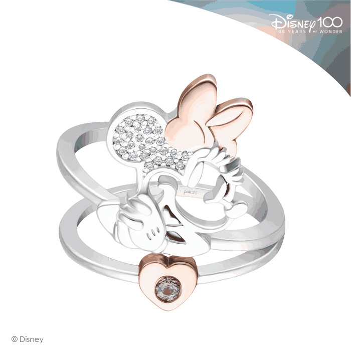 Diamond Disney Ladies Ring DIS-DRF0401