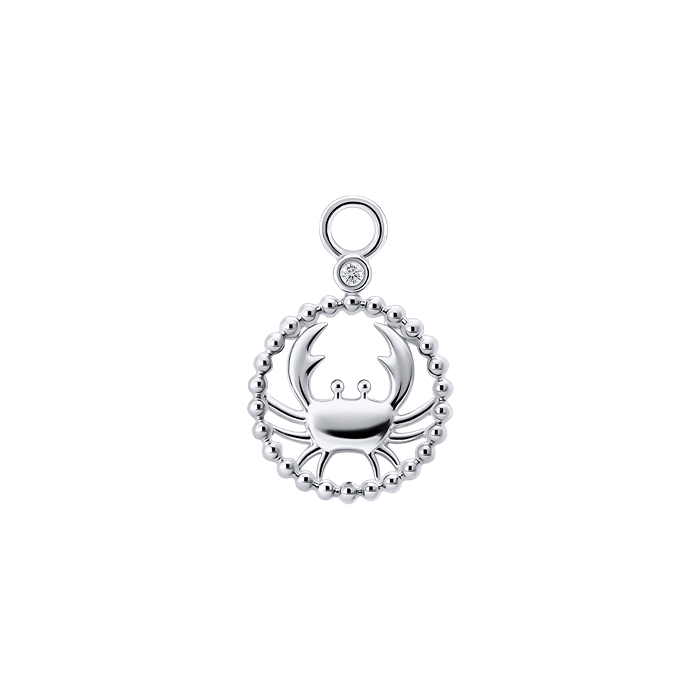 Diamond Ladies Charm Earrings Zodiac Ver.1 S149-DPS0472-CANCER Diamond Ladies Charm Earrings Zodiac Ver.1 S149-DPS0472-CANCER