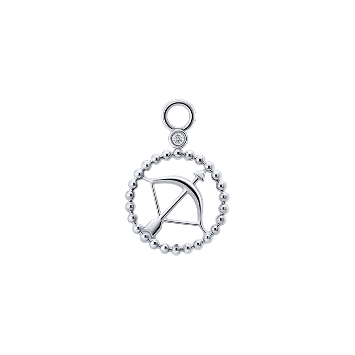 Diamond Ladies Charm Earrings Zodiac Ver.1 S149-DPS0472-SAGITARIUS