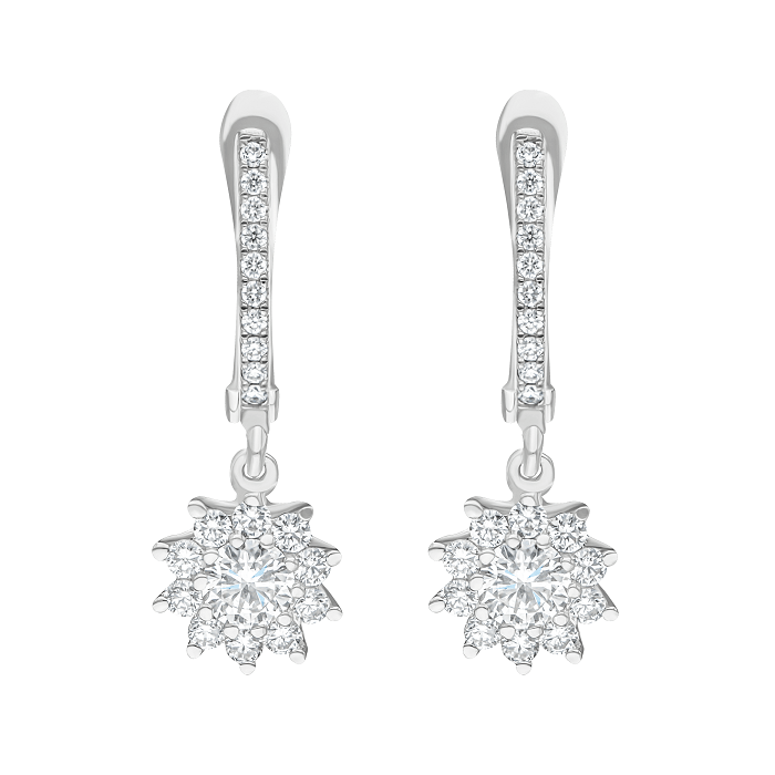 Diamond Ladies Earrings DEF0140