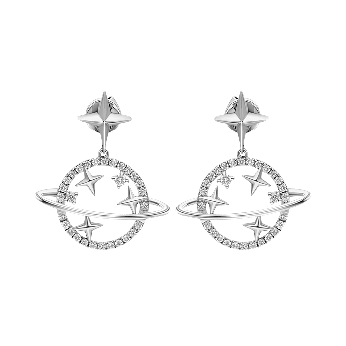 Diamond Ladies Earrings JNC-JDE0405E