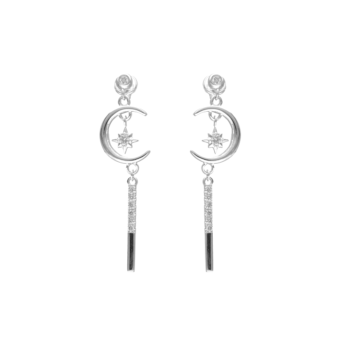 Diamond Ladies Earrings JNC-JDE0424