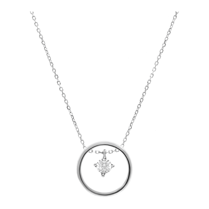 Papillon's Loop Diamond Necklace DNCKS0005