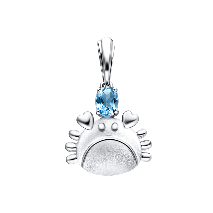 Diamond Ladies Pendant Cancer S119-DPS0403