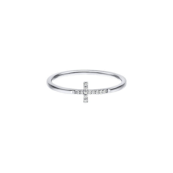 Diamond Ladies Ring Cross DCWF2237