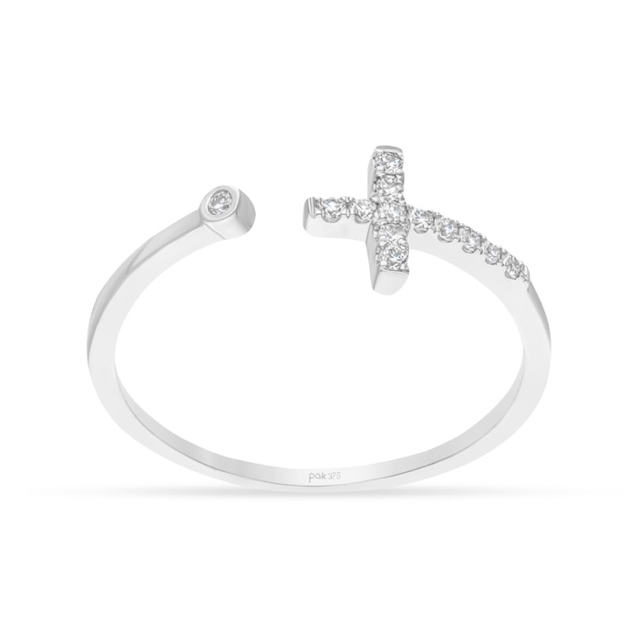 Diamond Ladies Ring Cross DRF0207