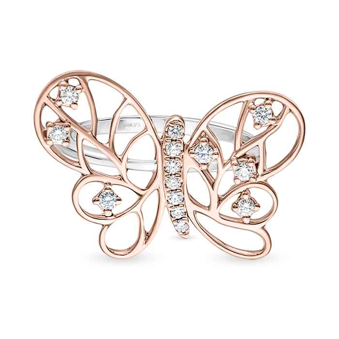 Diamond Ladies Ring Papillon DRF0348