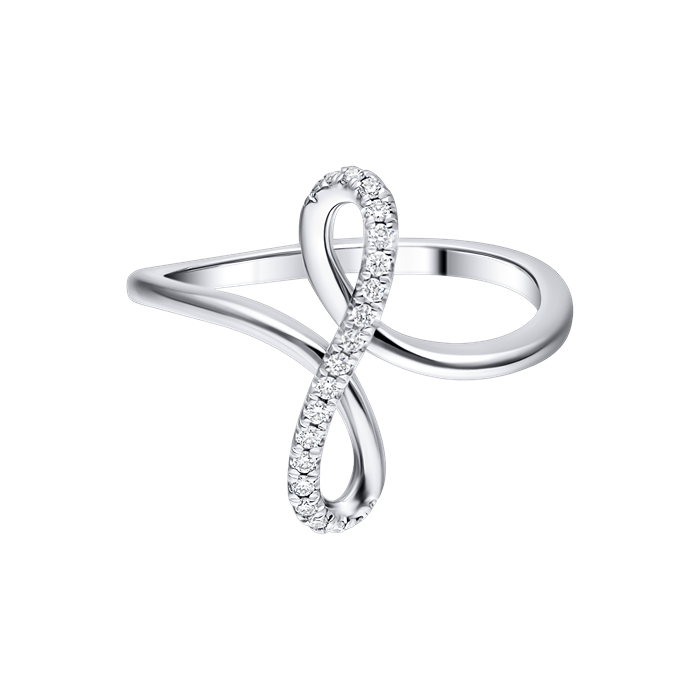 Diamond Ladies Ring Listring DRF0490