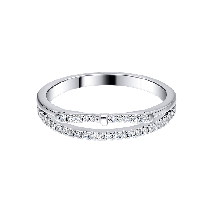 Diamond Ladies Ring Ribbon DRF0468