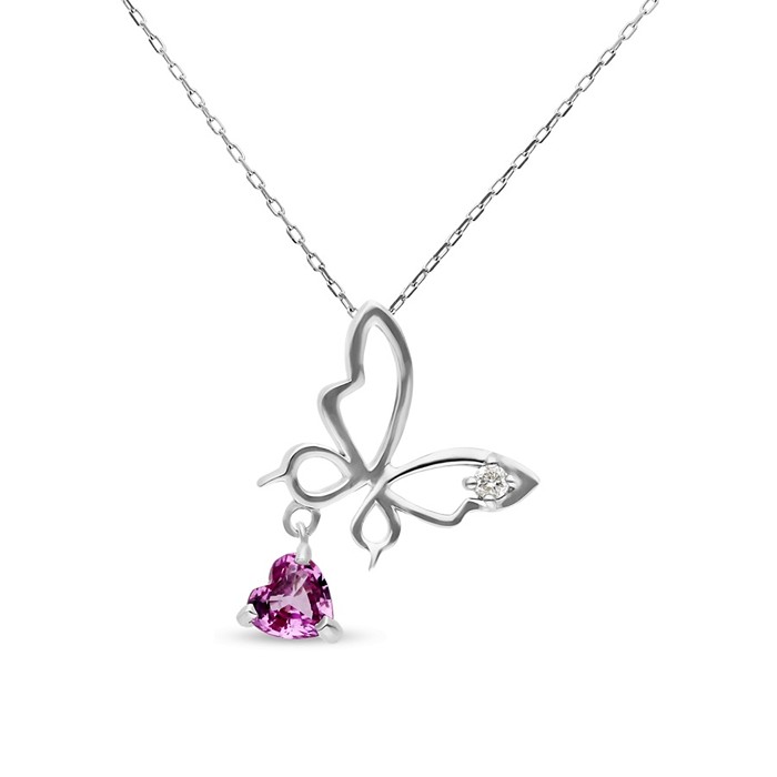Diamond Necklace Gesmtone N15497B Diamond Necklace Gesmtone N15497B