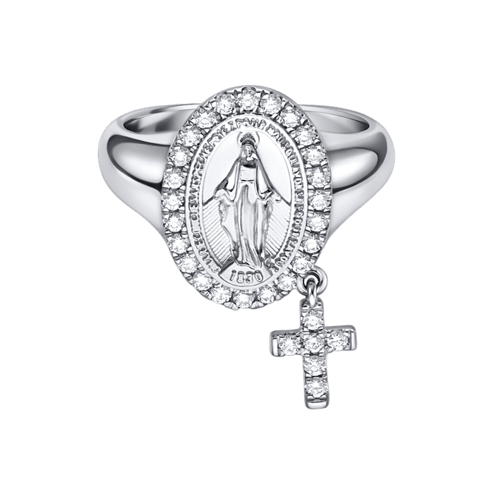 Diamond Ring Cross DRF0598
