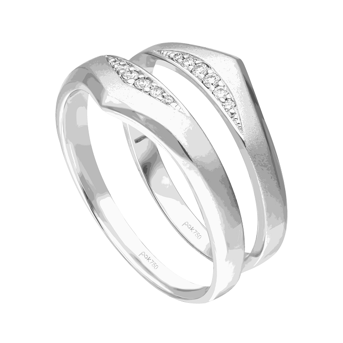 Diamond Wedding Ring DCKF0051B | Diamond & Co