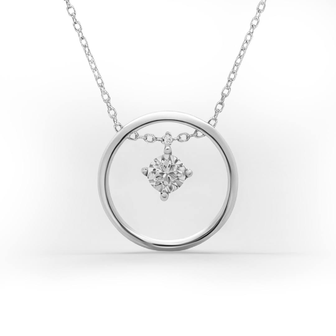 kalung emas putih pria