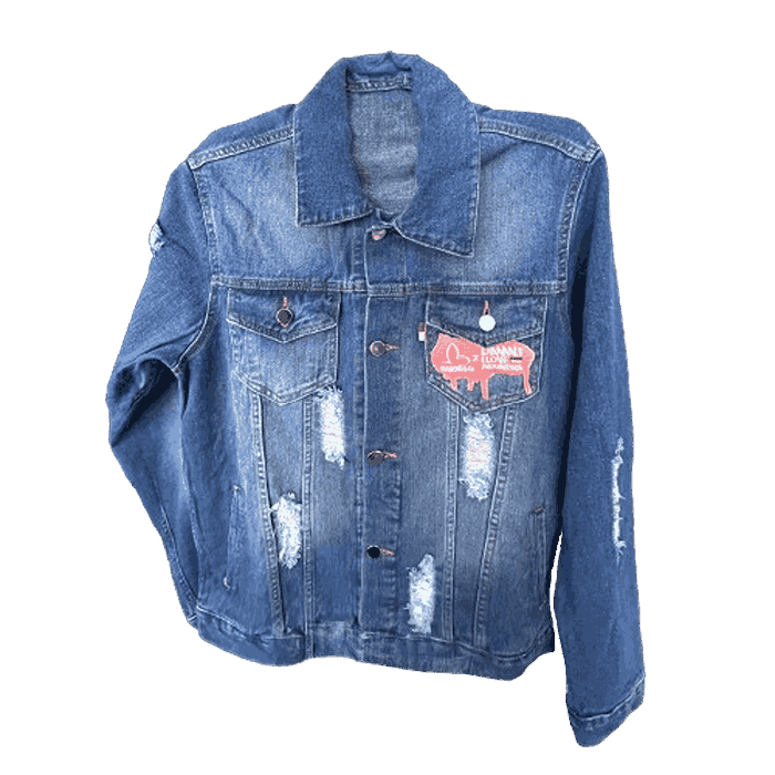 Jaket Stylish Denim Damn I Love Indonesia Limited Edition 