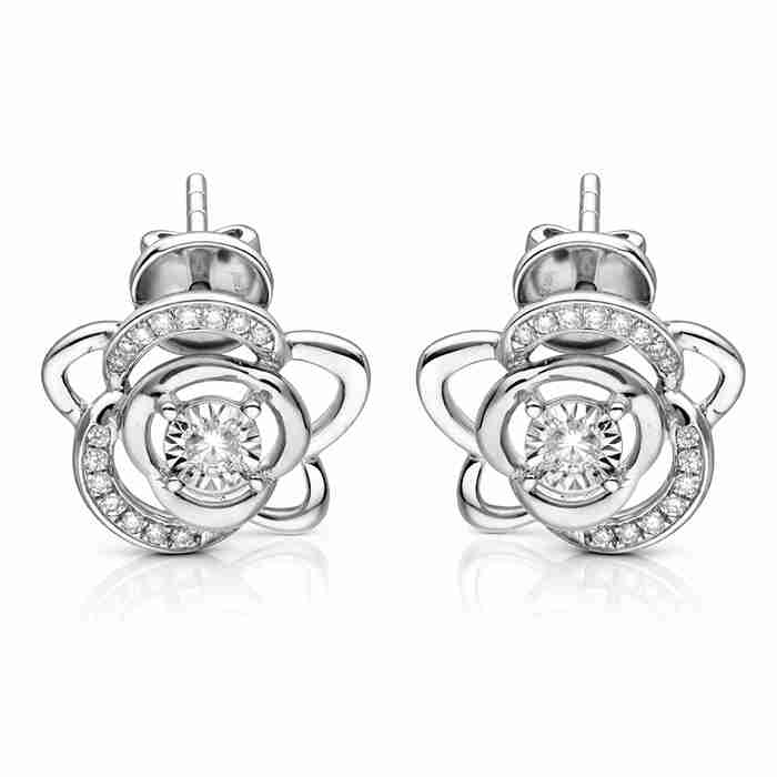 Roselia Diamond Earrings S016-DEF0227 Roselia Diamond Earrings S016-DEF0227