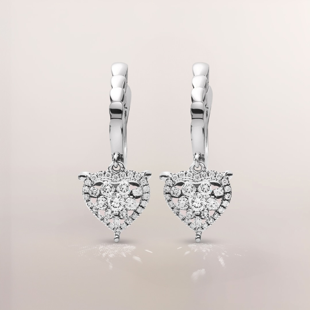 anting white gold anting white gold